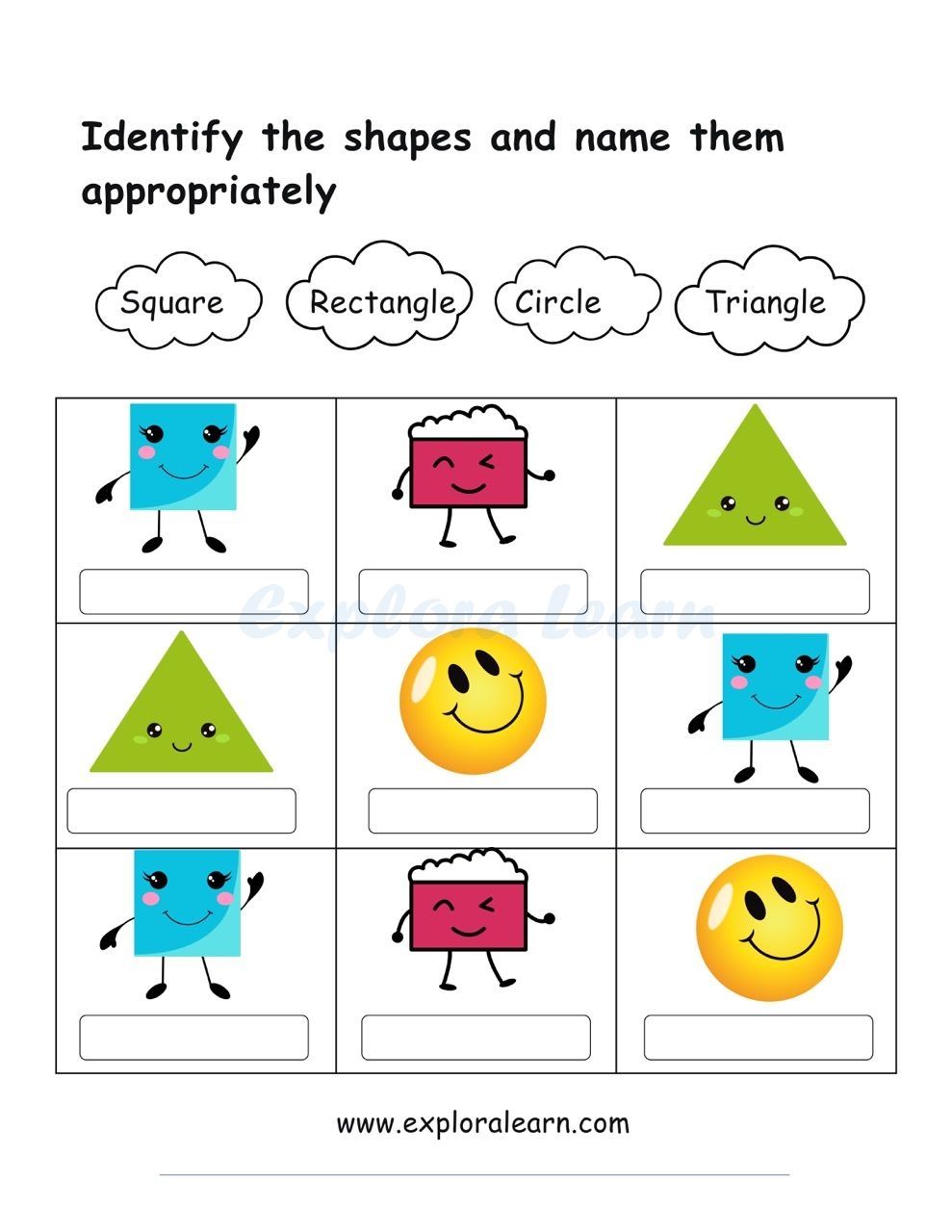Playful Shapes And Colors Worksheets For Preschool And Playful Shapes And Colors Worksheets For Preschool And