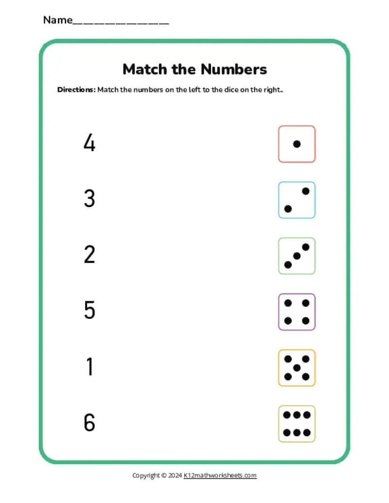 Printable Math Worksheets For Preschoolers