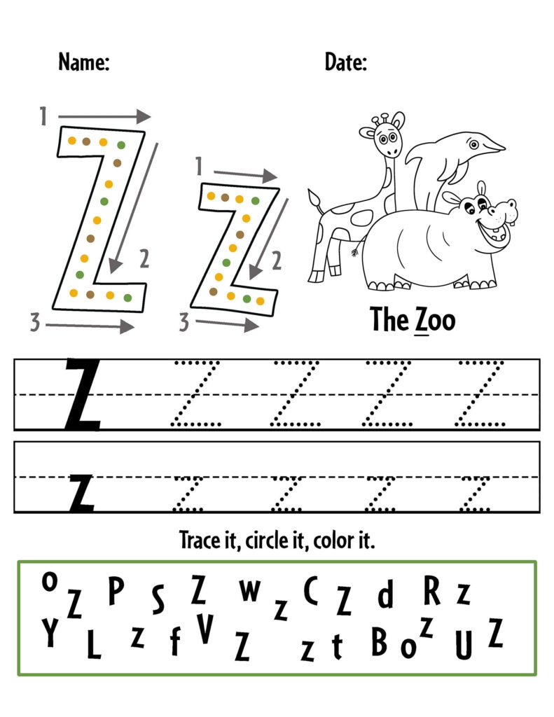 Printable Zoo Worksheets For Preschool Printable Zoo Worksheets For Preschool