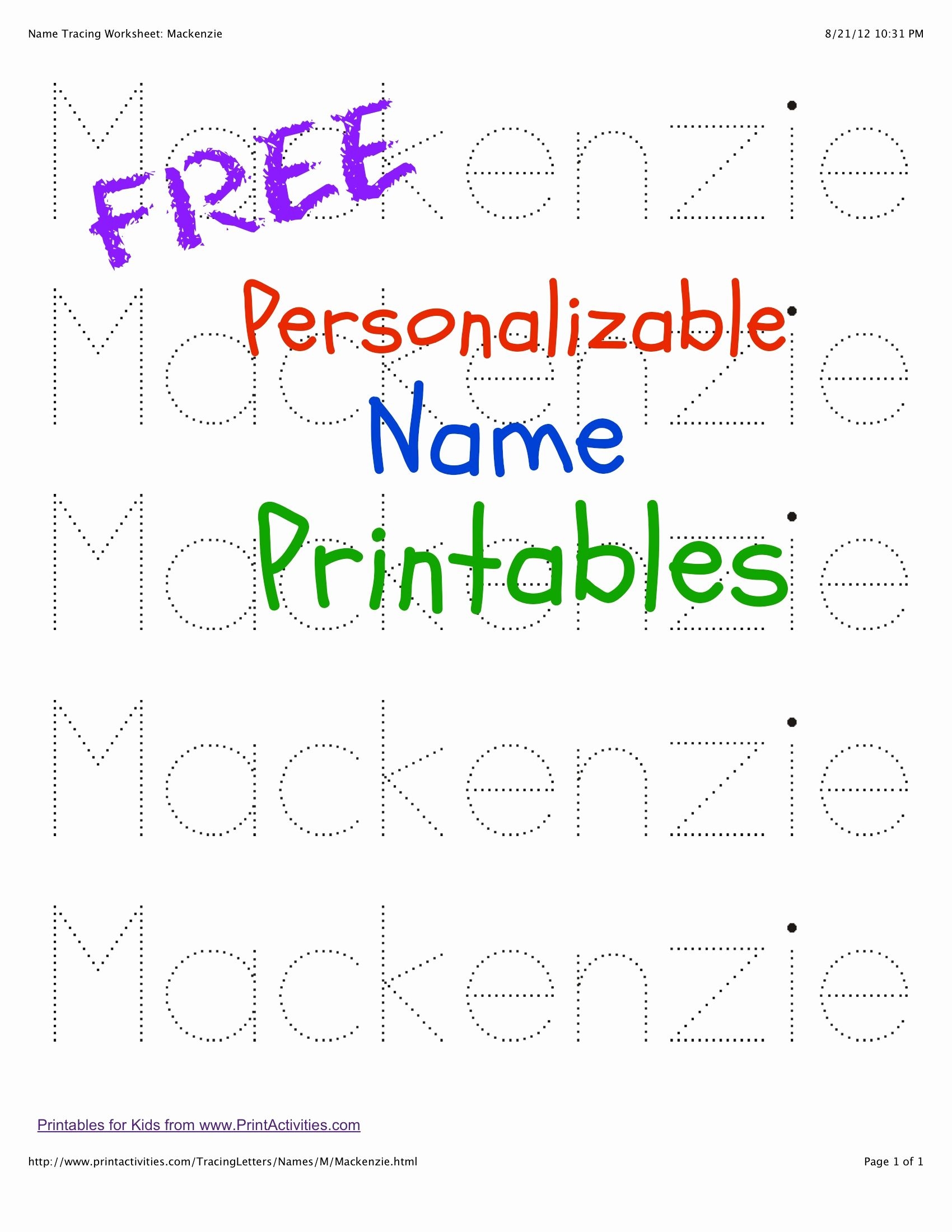 Print Name Practice Sheets Printable Print Name Practice Sheets Printable