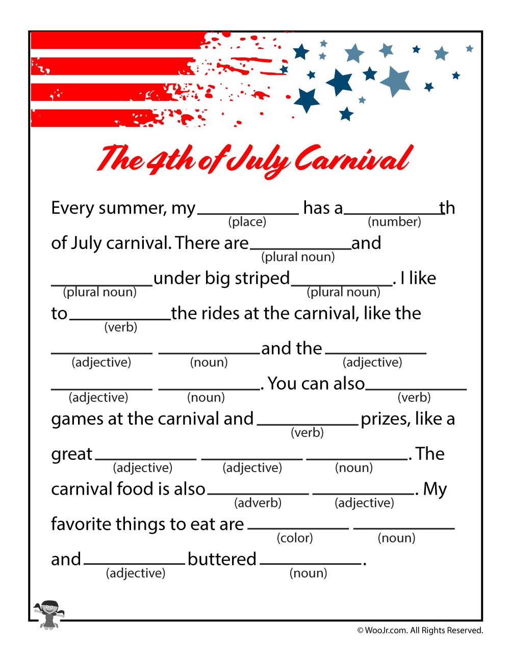 Printable 4th Of July Ad Libs For Kids Woo Jr Kids Activities Printable 4th Of July Ad Libs For Kids Woo Jr Kids Activities