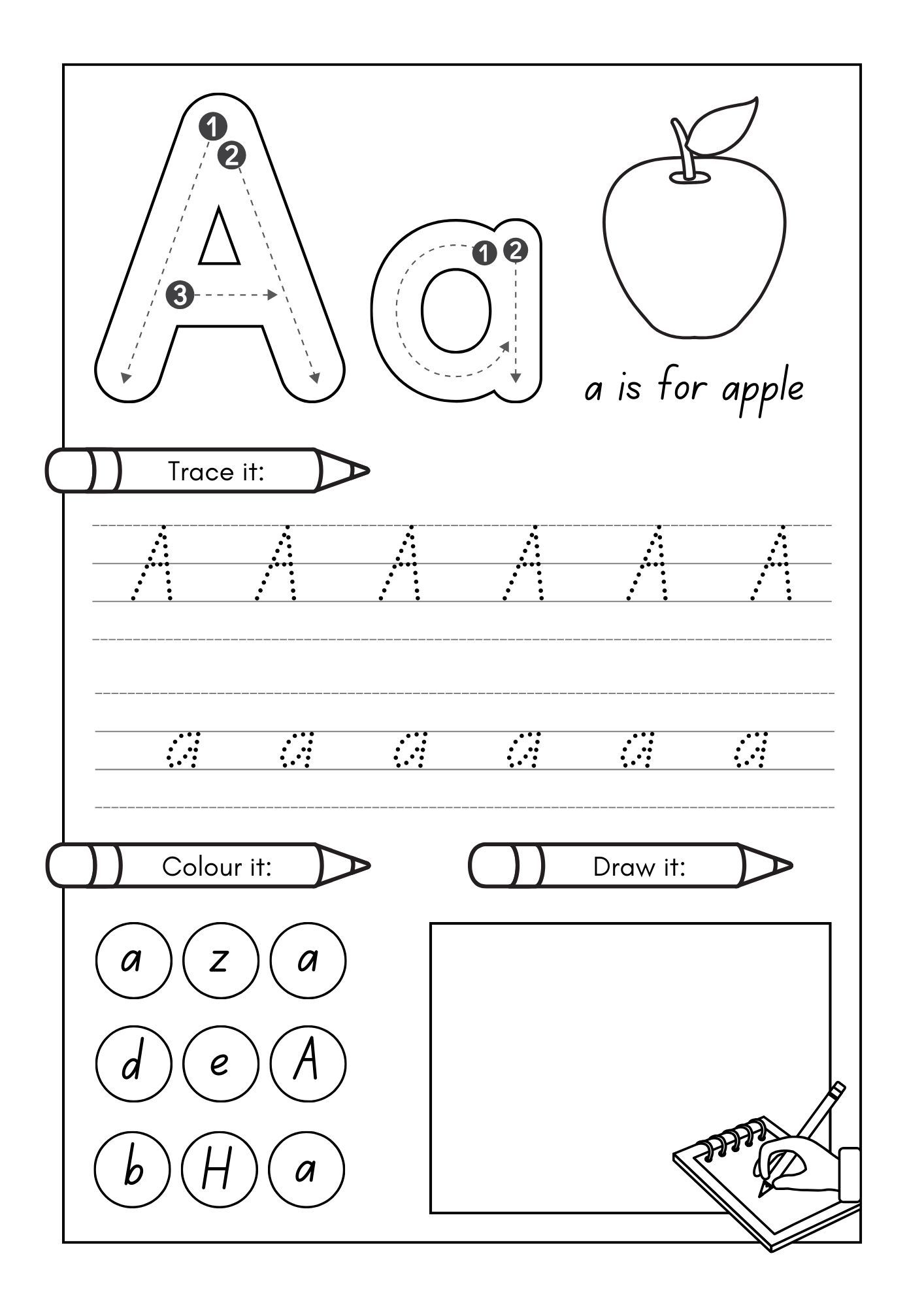 Free Printable Preschool Alphabet Worksheets Free Printable Preschool Alphabet Worksheets