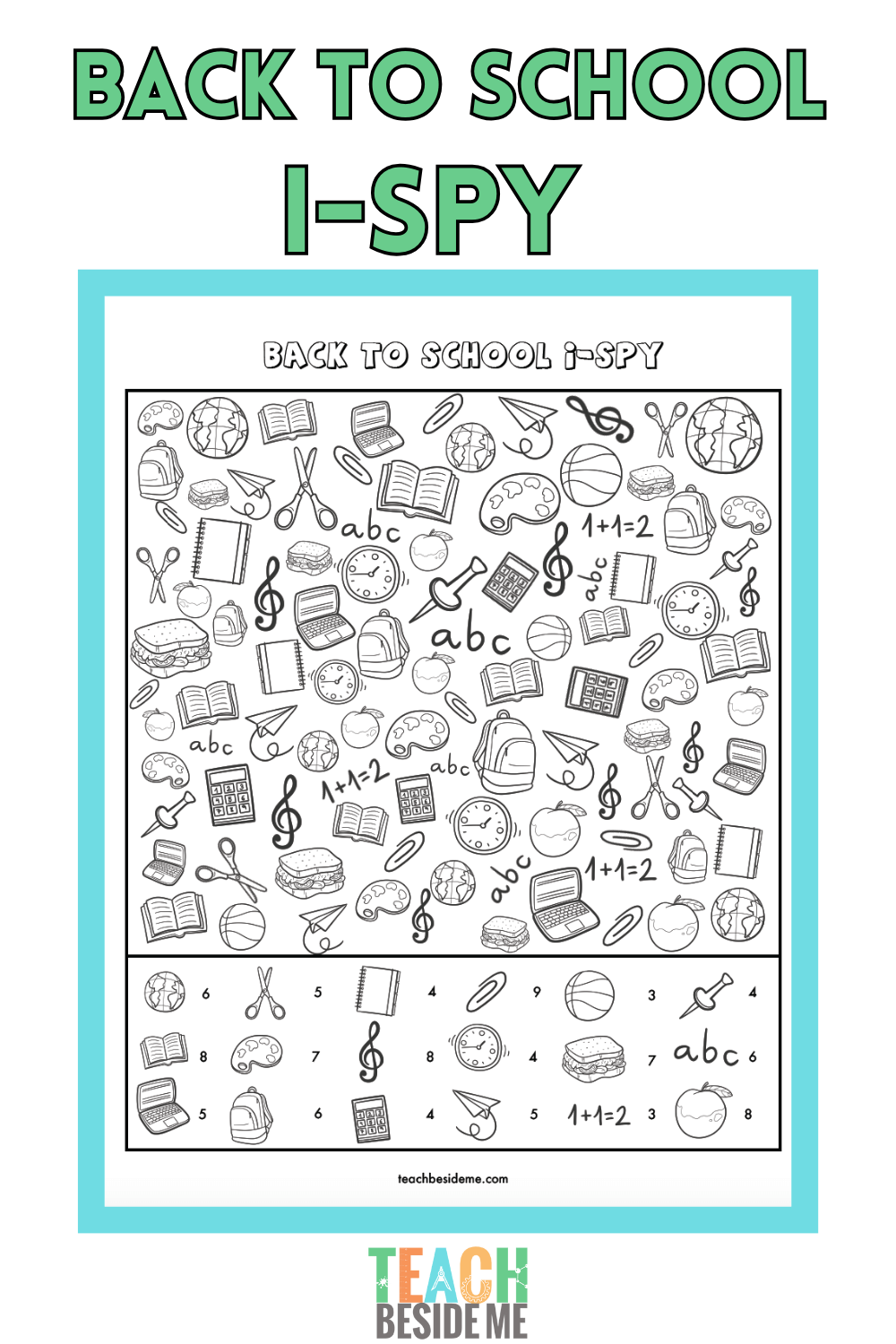 I Spy Printable Worksheets I Spy Printable Worksheets