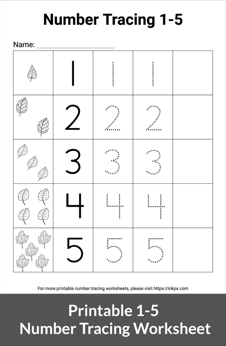 Free Printable Number Worksheets Free Printable Number Worksheets