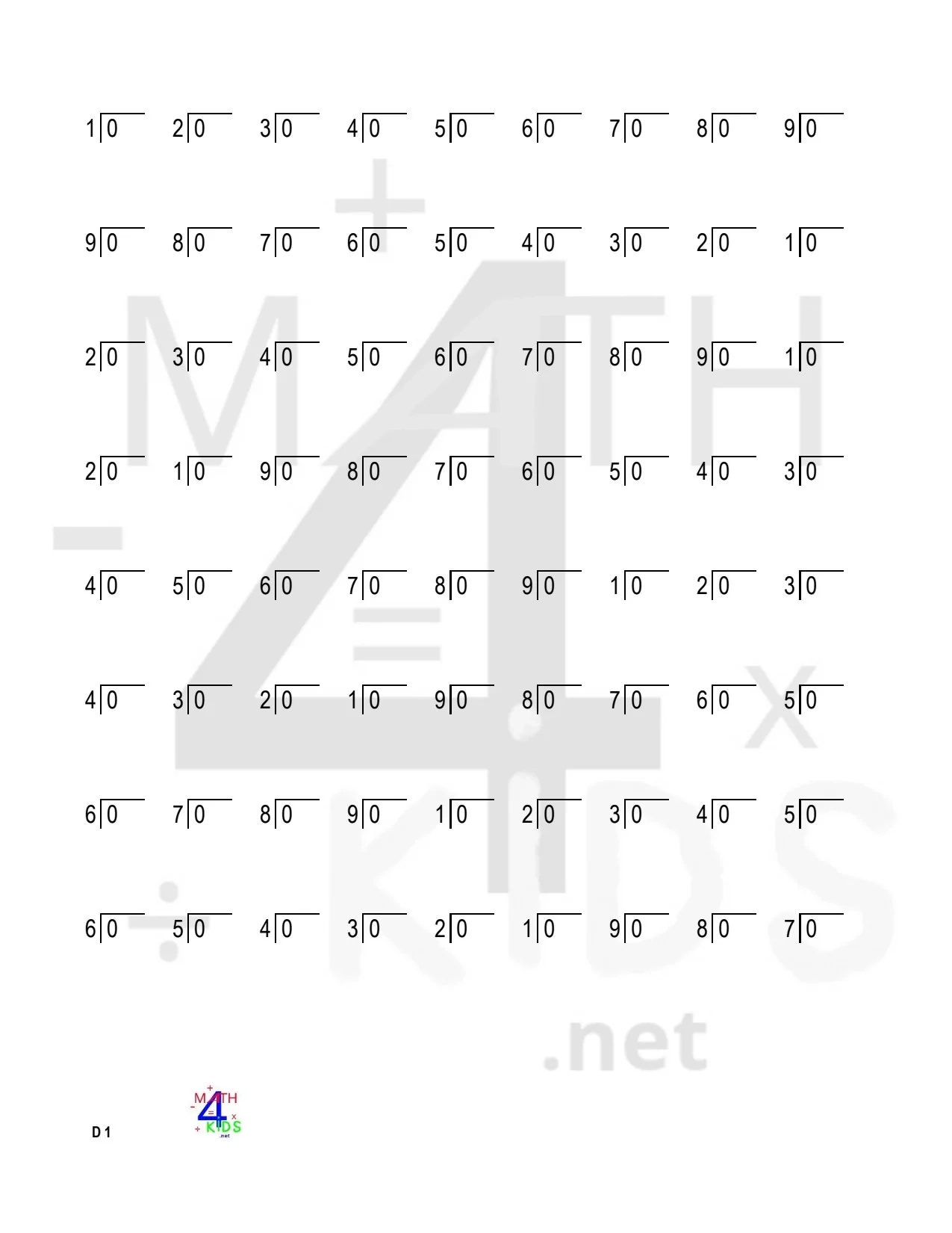 Printable Division Worksheets Printable Division Worksheets