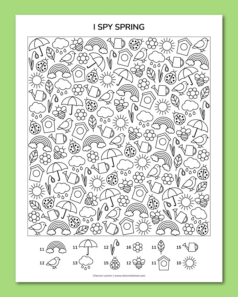Free Printable I Spy Worksheets Free Printable I Spy Worksheets
