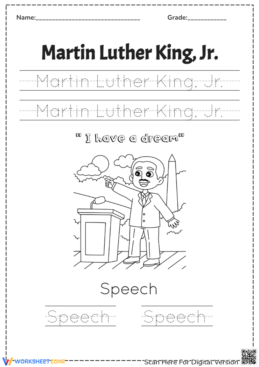 Printable Kindergarten Black History Month Worksheets Printable Kindergarten Black History Month Worksheets