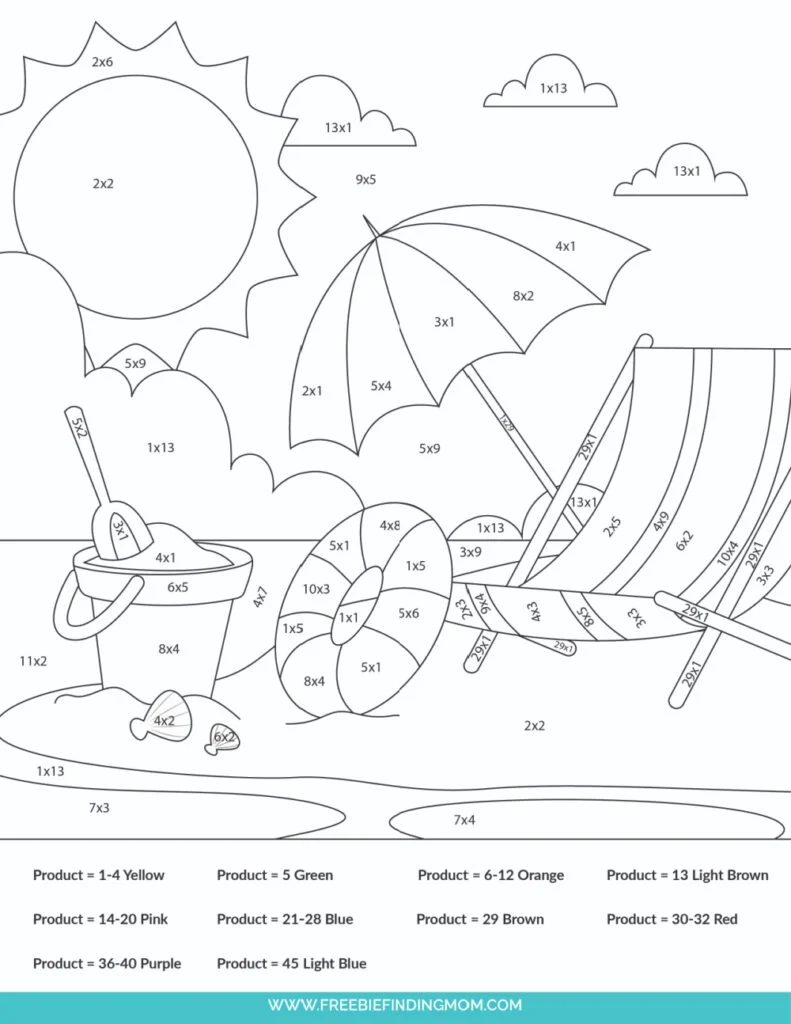 Free Printable Math Coloring Worksheets Free Printable Math Coloring Worksheets