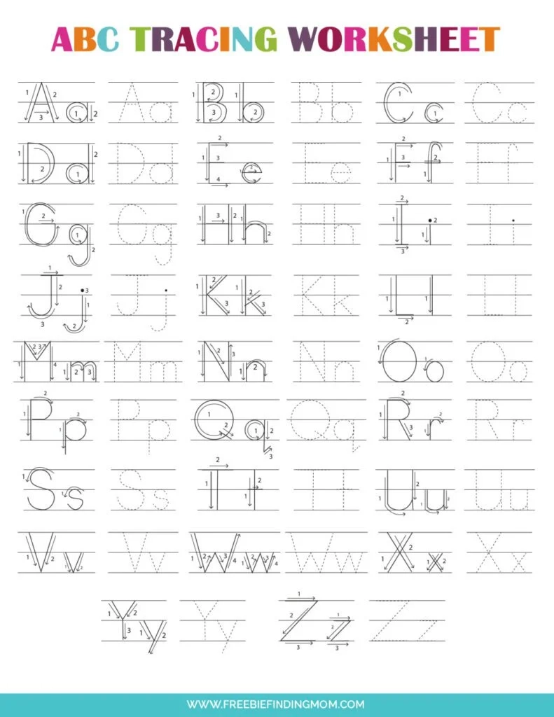Preschool Free Printable Alphabet Worksheets Preschool Free Printable Alphabet Worksheets