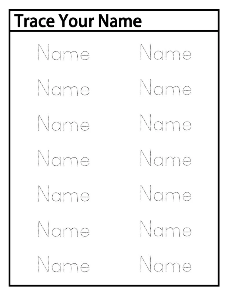 Printable Preschool Tracing Worksheets Name Tracing Printable Preschool Tracing Worksheets Name Tracing