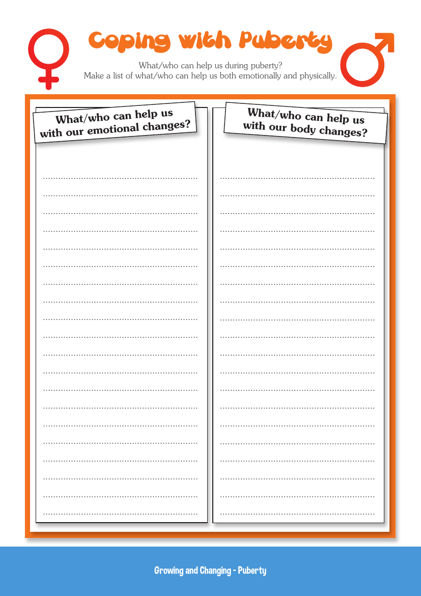 Puberty Coping With Puberty Worksheet Pango Worksheets Library Puberty Coping With Puberty Worksheet Pango Worksheets Library