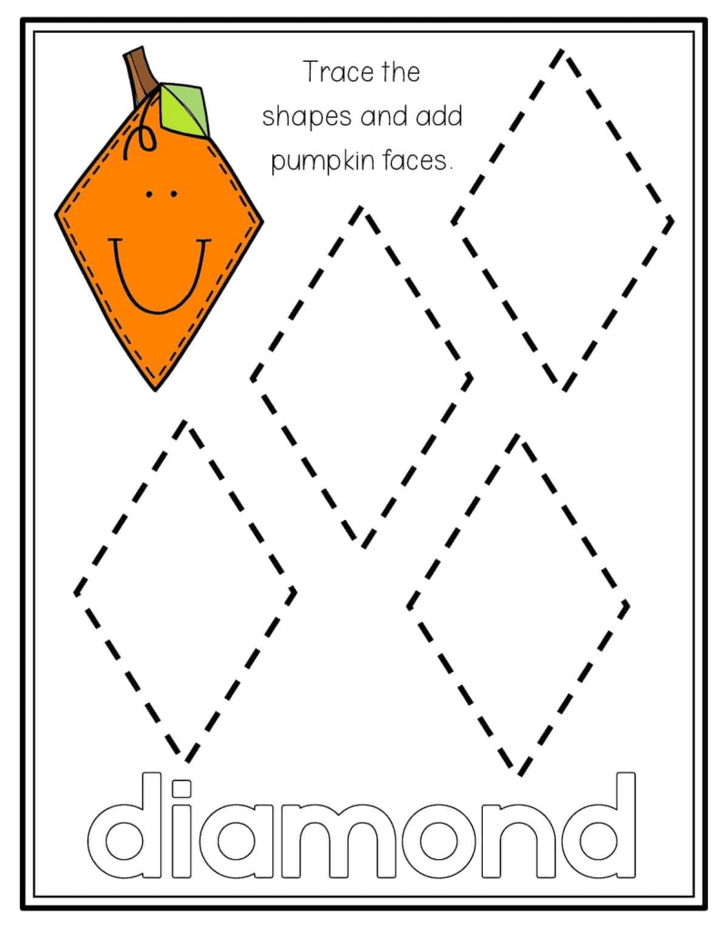 Pumpkin Shape Tracing Preschool Mom Pumpkin Shape Tracing Preschool Mom
