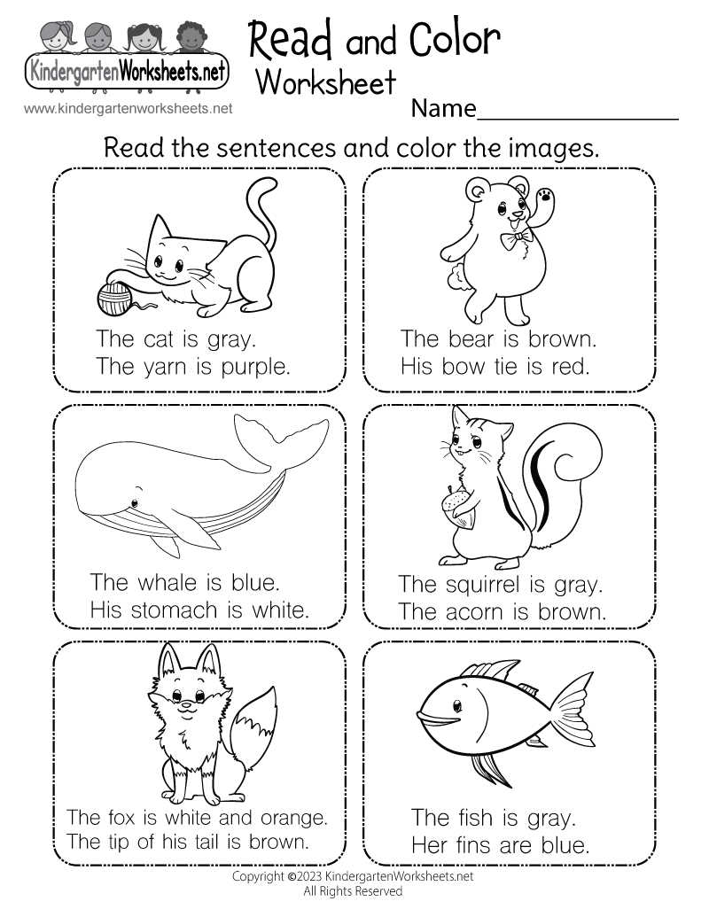 Read And Color Worksheet Free Printable Digital amp PDF Read And Color Worksheet Free Printable Digital amp PDF