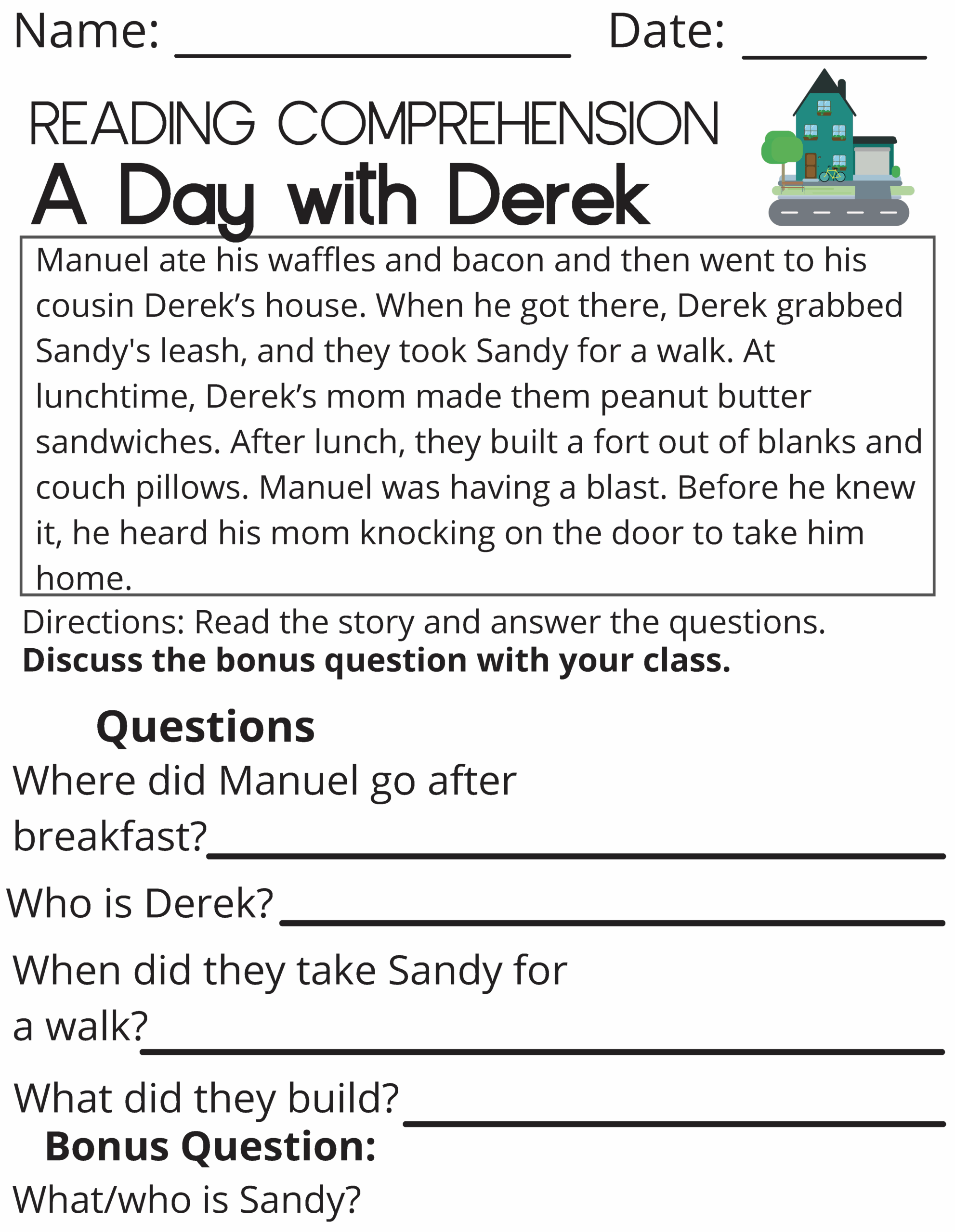 Reading Comprehension Passages 1st Through 3rd Grade Part 2 Reading Comprehension Passages 1st Through 3rd Grade Part 2