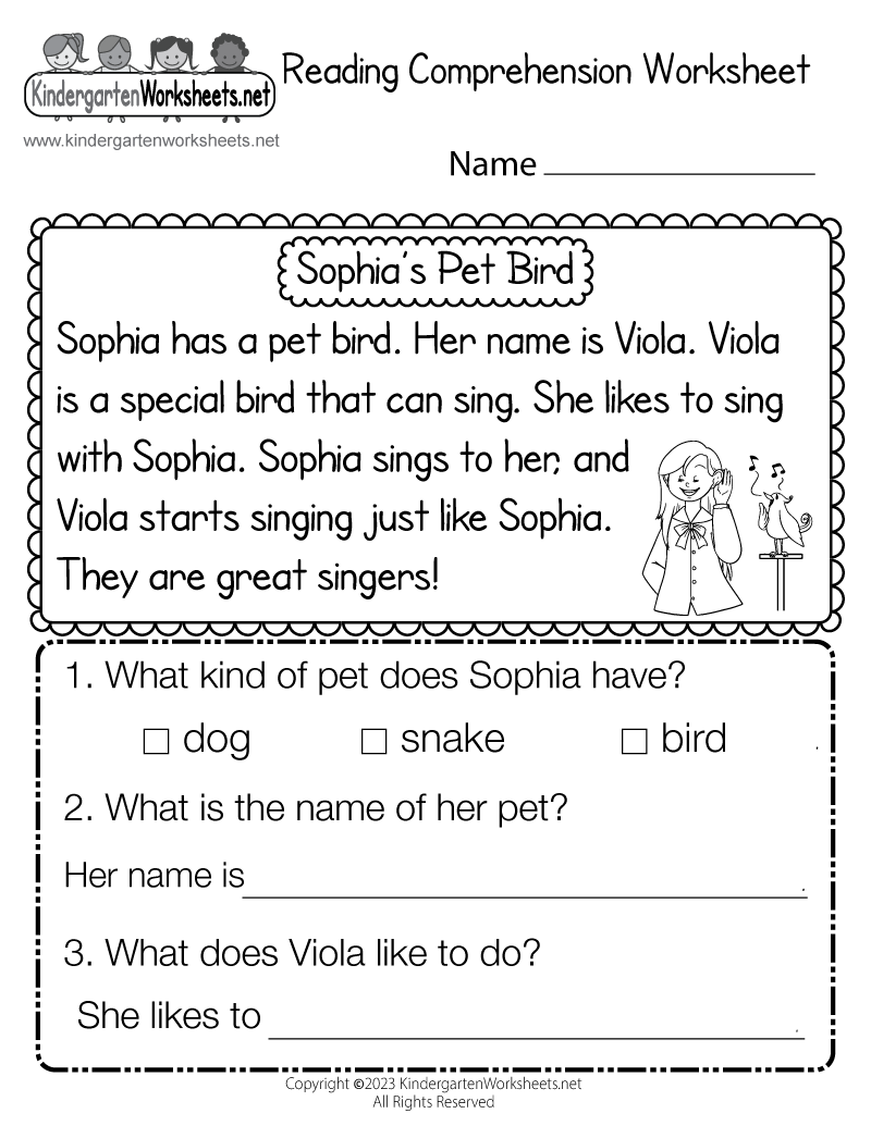 Reading Comprehension Worksheet Free Printable Digital amp PDF Reading Comprehension Worksheet Free Printable Digital amp PDF