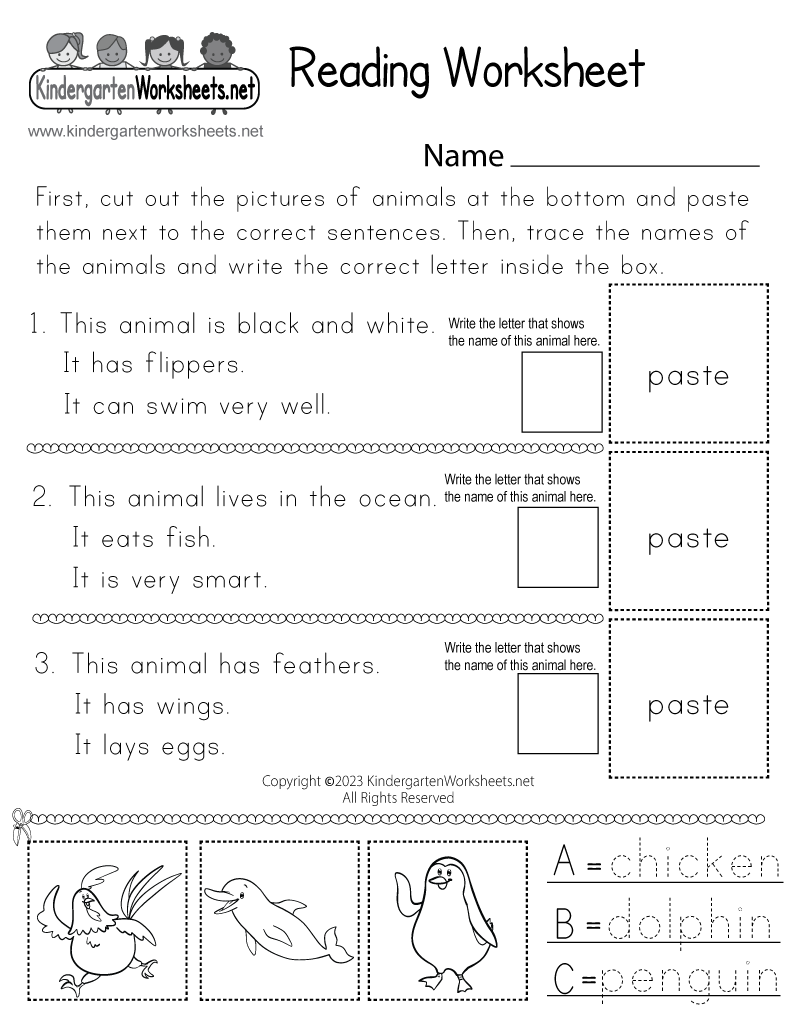 Reading Worksheet Free Printable Digital amp PDF Reading Worksheet Free Printable Digital amp PDF