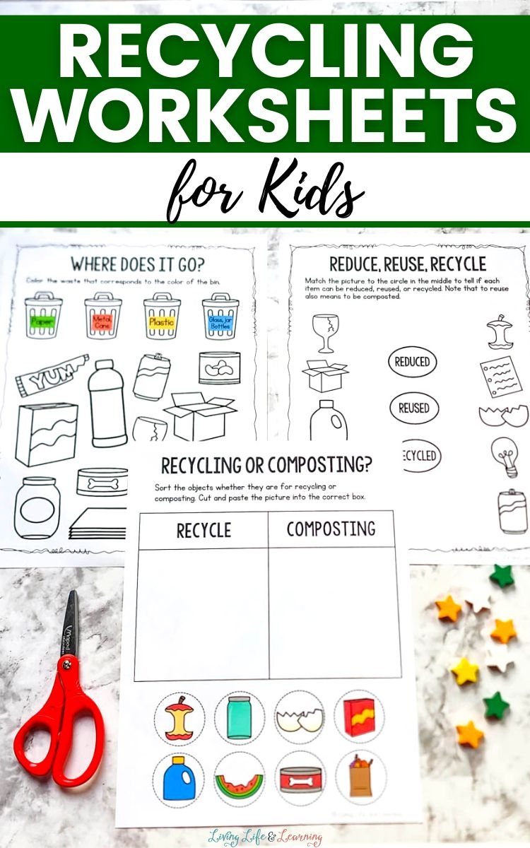 Free Printable Recycling Worksheets For Kindergarten Free Printable Recycling Worksheets For Kindergarten
