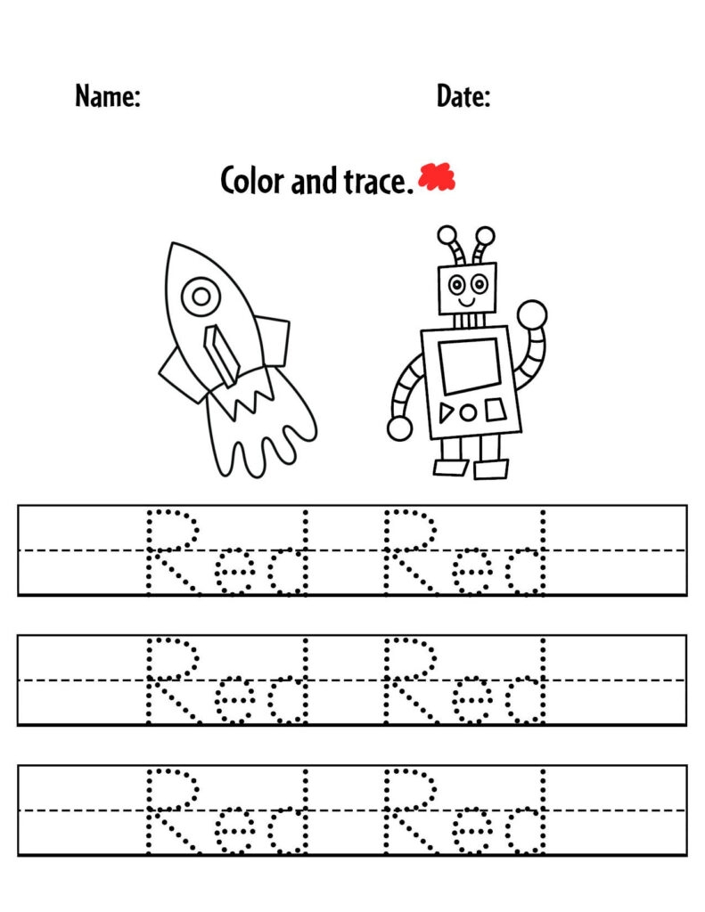 Red Color Activities And Worksheets For Preschool The Hollydog Red Color Activities And Worksheets For Preschool The Hollydog