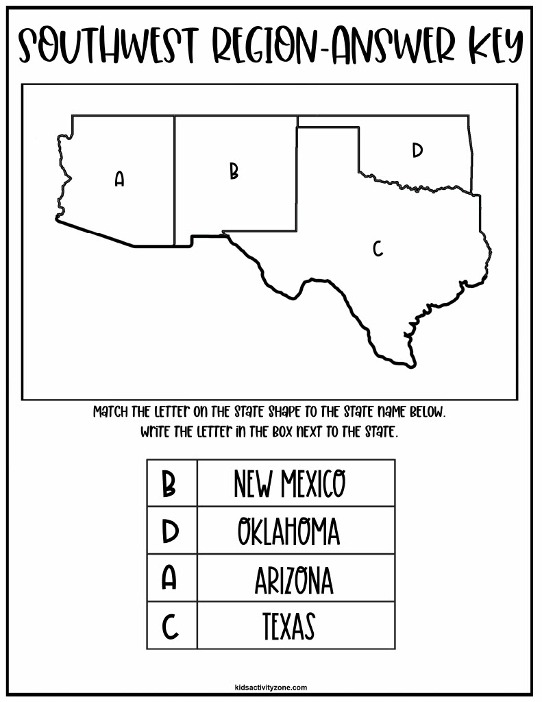 Regions Of The United States Worksheets Kids Activity Zone Regions Of The United States Worksheets Kids Activity Zone