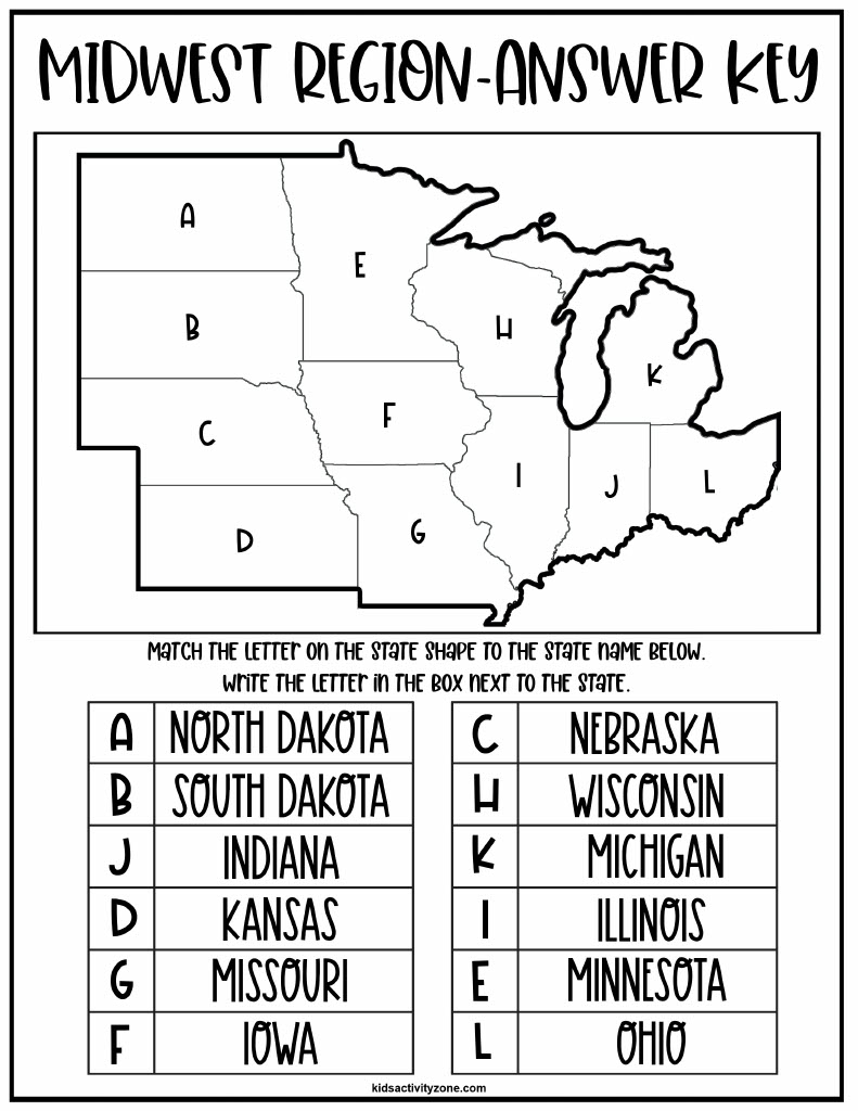 Regions Of The United States Worksheets Kids Activity Zone Regions Of The United States Worksheets Kids Activity Zone