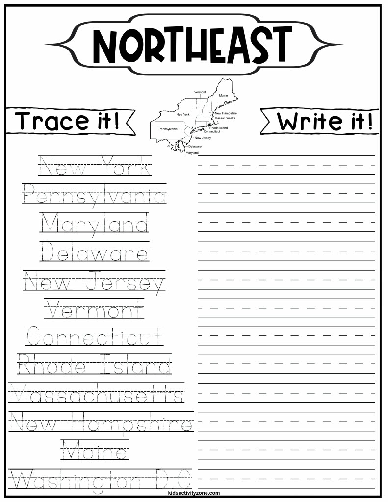 Regions Of The United States Worksheets Kids Activity Zone Regions Of The United States Worksheets Kids Activity Zone