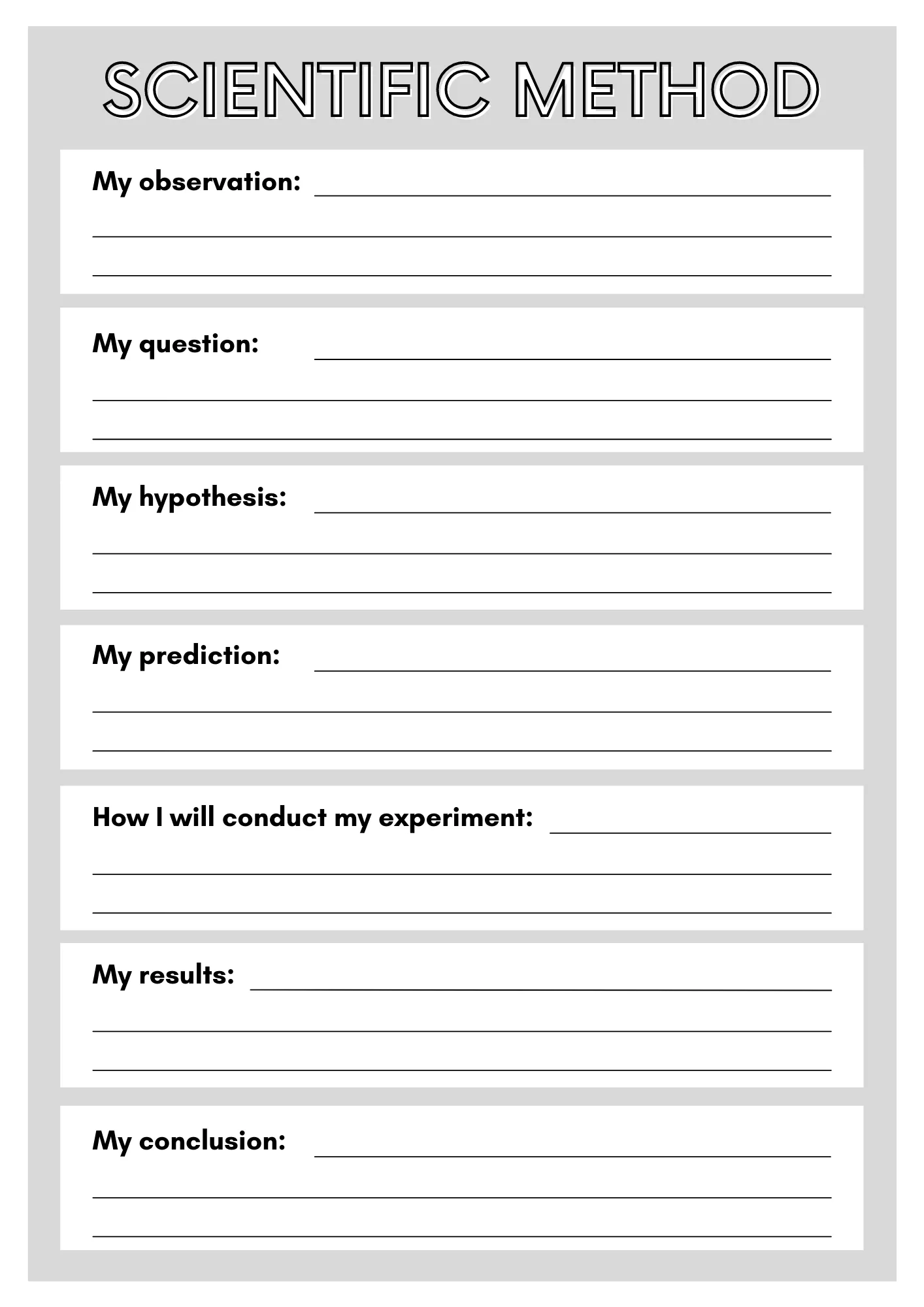 Scientific Method Worksheet amp Example For Kids STEM Smartly