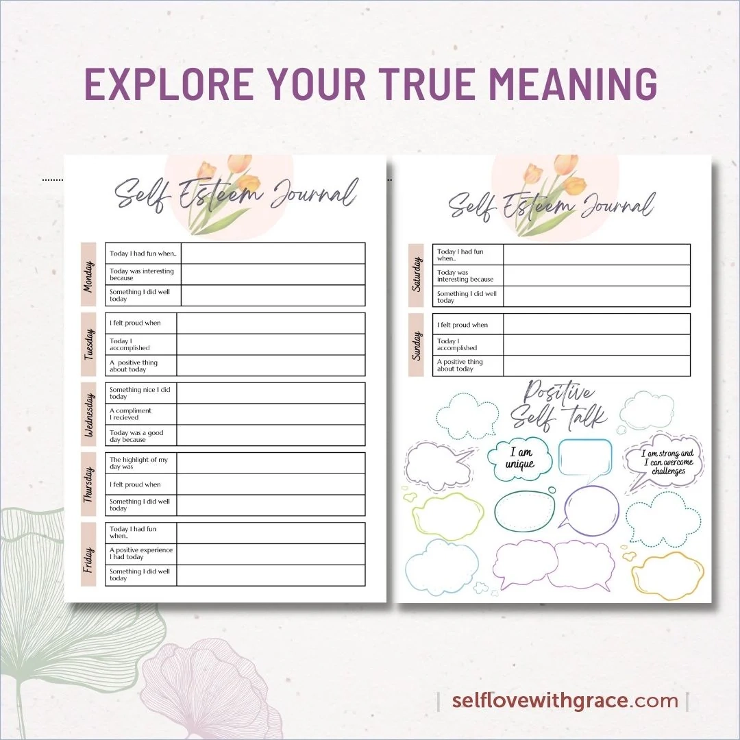 Printable Self Confidence Self Esteem Worksheets For Adults Printable Self Confidence Self Esteem Worksheets For Adults