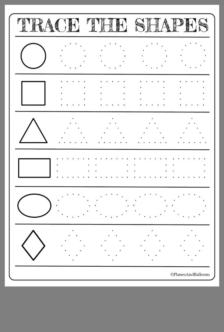 Shapes Worksheet For Preschoolers Shapes Worksheet For Preschoolers