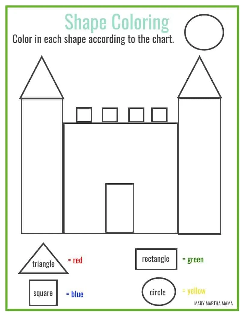 Free Printable Shapes Worksheets For Kindergarten Free Printable Shapes Worksheets For Kindergarten