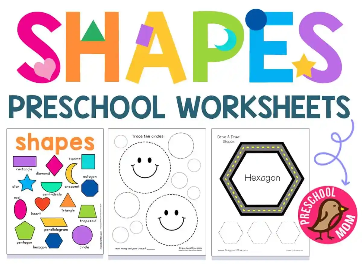 Shapes Worksheets Printable Free Shapes Worksheets Printable Free