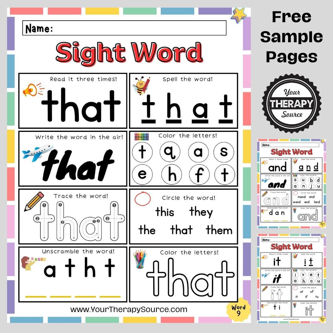 Sight Words Kindergarten Worksheet Free Printables Your Sight Words Kindergarten Worksheet Free Printables Your