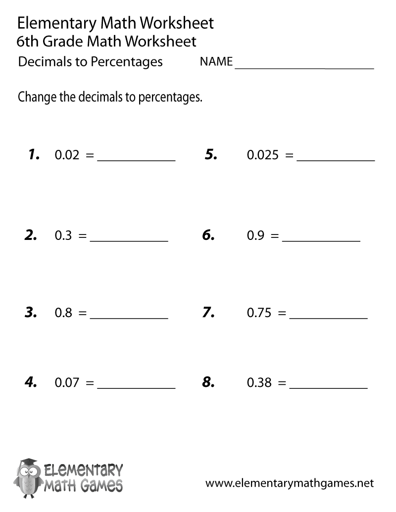6th Grade Printable Worksheets 6th Grade Printable Worksheets