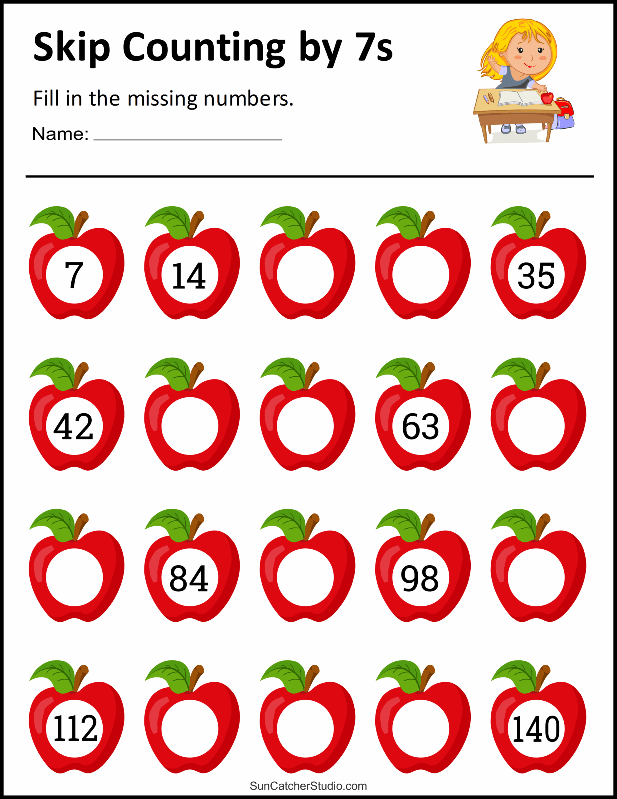 Free Printable Counting Worksheets Free Printable Counting Worksheets