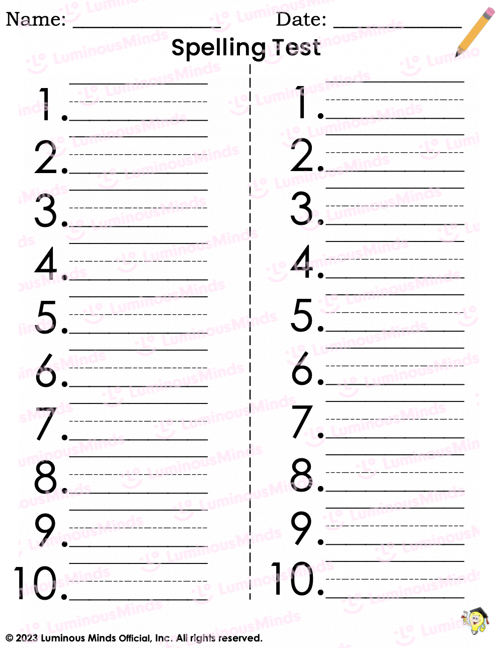Spelling Worksheets Printable Spelling Worksheets Printable