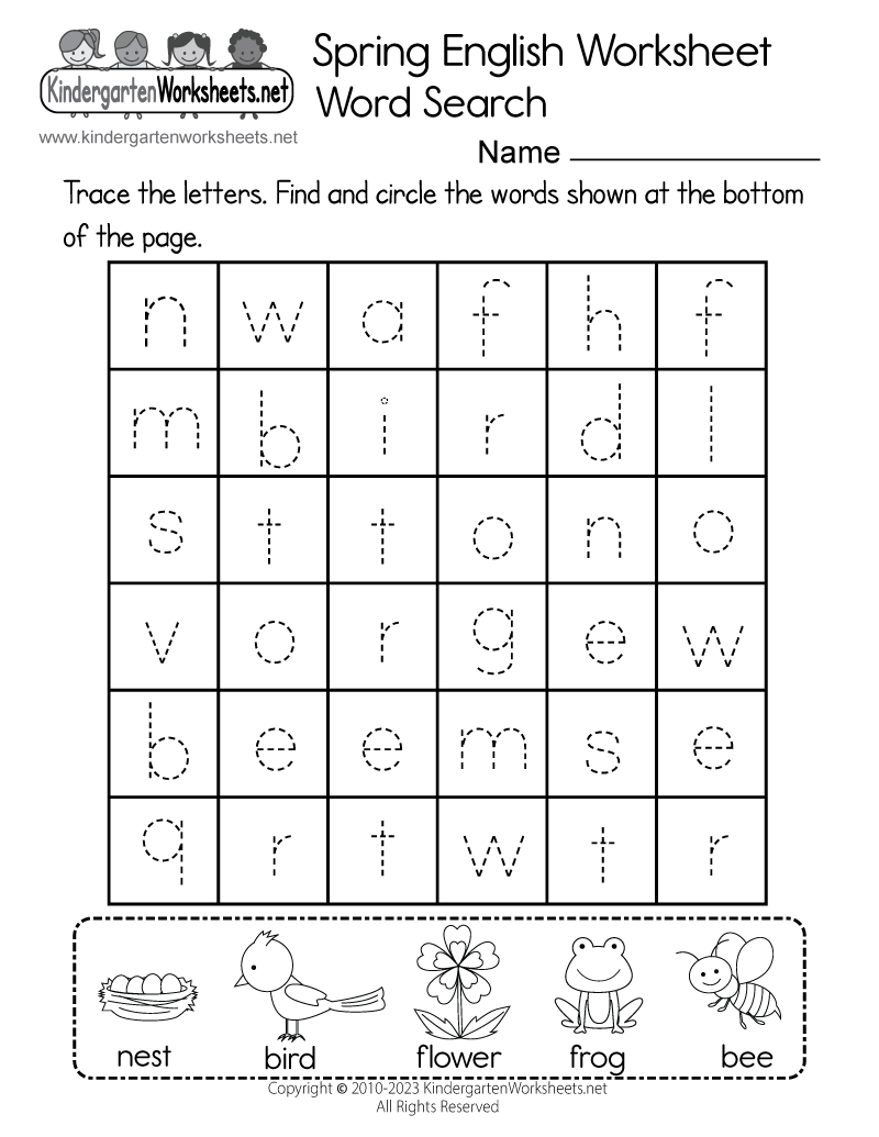 Spring English Worksheet Free Printable Digital amp PDF Spring English Worksheet Free Printable Digital amp PDF