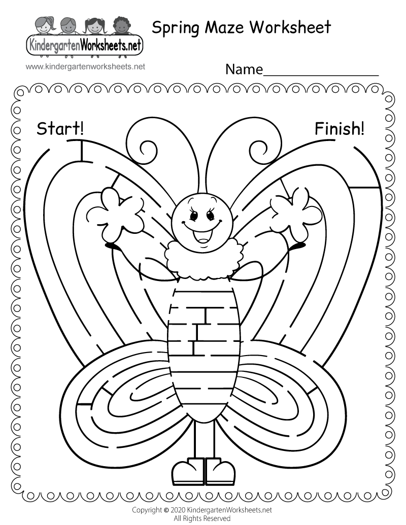 Spring Maze Worksheet Free Printable Digital amp PDF Spring Maze Worksheet Free Printable Digital amp PDF