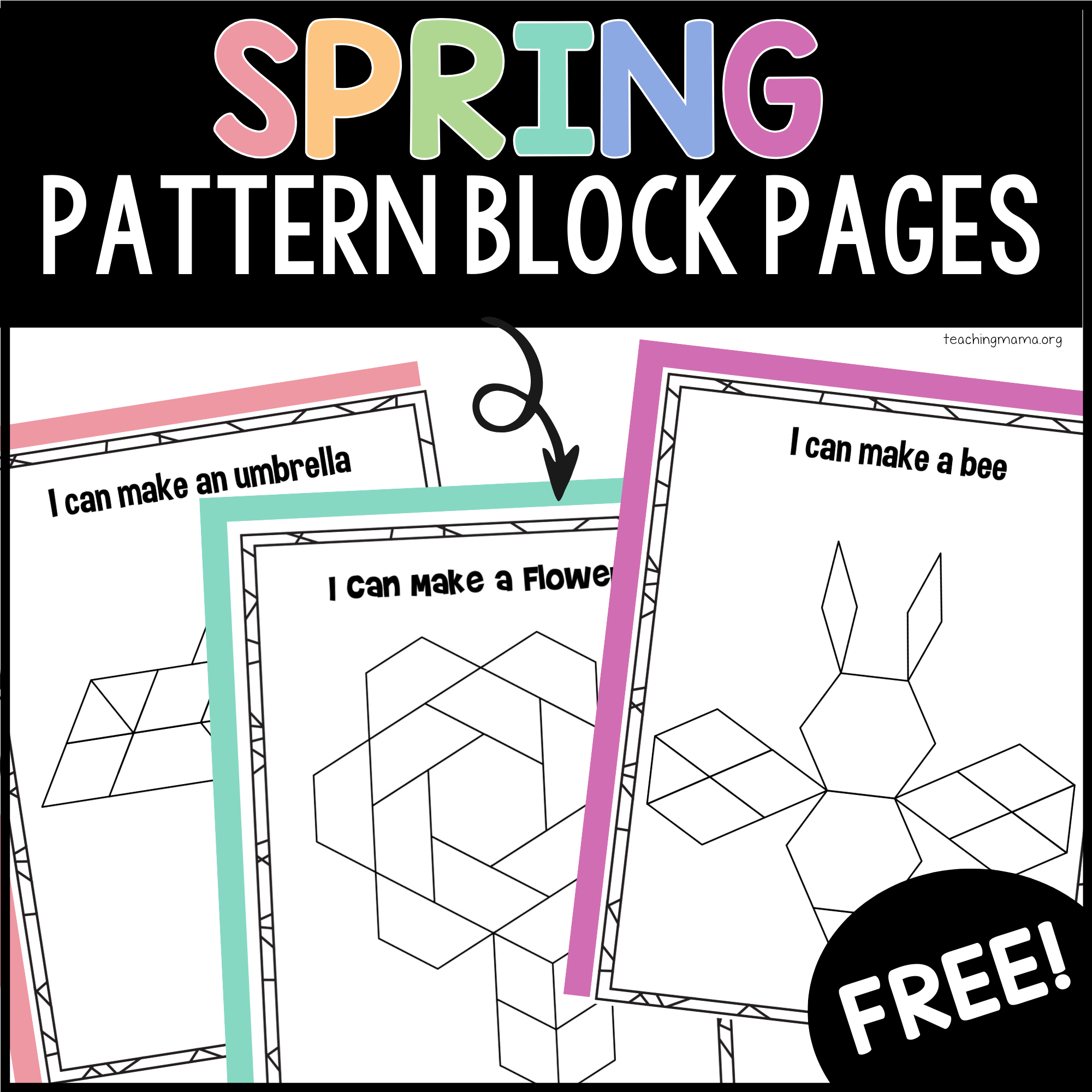 Printable Pattern Block Worksheets Printable Pattern Block Worksheets