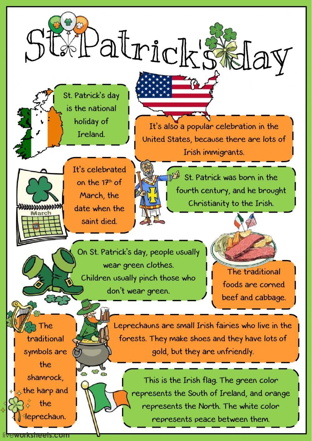 St Patrick s D Free Interactive Worksheets 46822 St Patrick s D Free Interactive Worksheets 46822