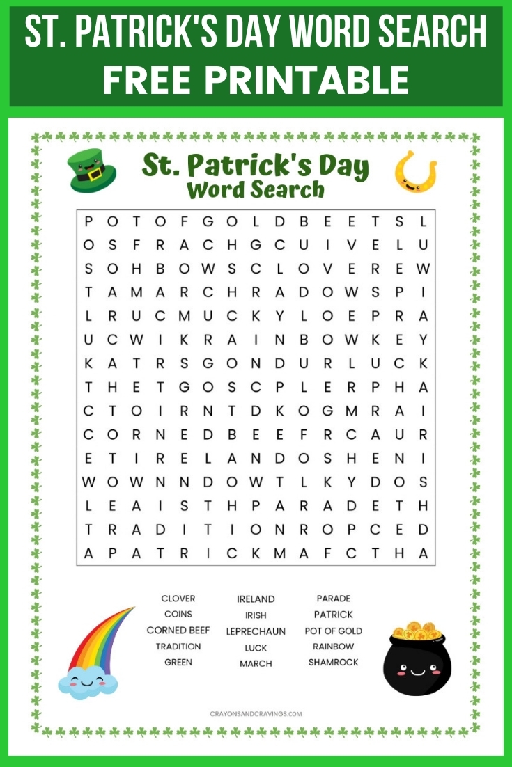 Free Printable St Patrick's Day Worksheet Free Printable St Patrick's Day Worksheet