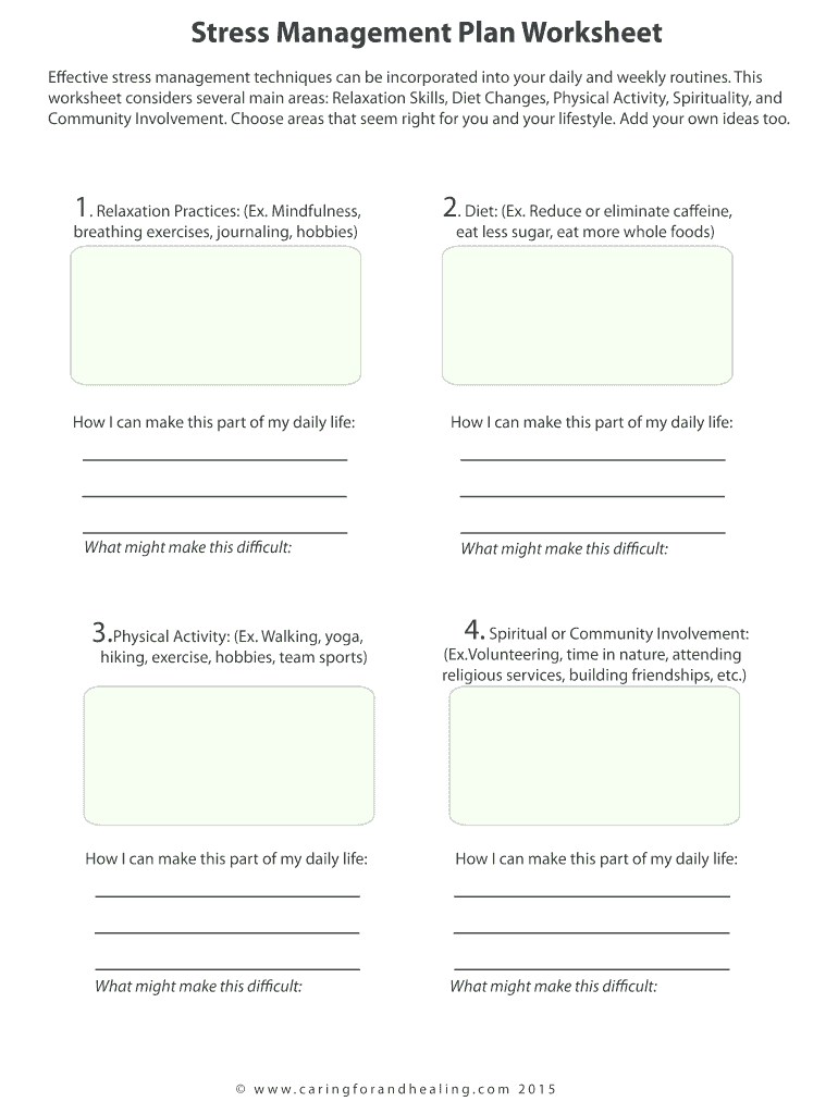 Stress Management Plan Worksheet Fill Out amp Sign Online DocHub Stress Management Plan Worksheet Fill Out amp Sign Online DocHub
