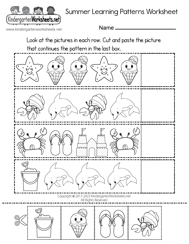 Summer Learning Patterns Worksheet Free Printable Digital amp PDF Summer Learning Patterns Worksheet Free Printable Digital amp PDF