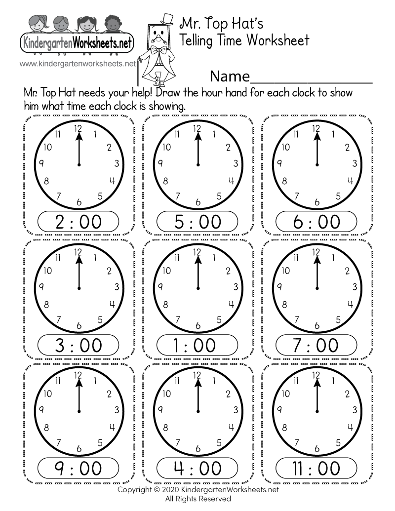 Telling Time Worksheet Free Printable Digital amp PDF Telling Time Worksheet Free Printable Digital amp PDF