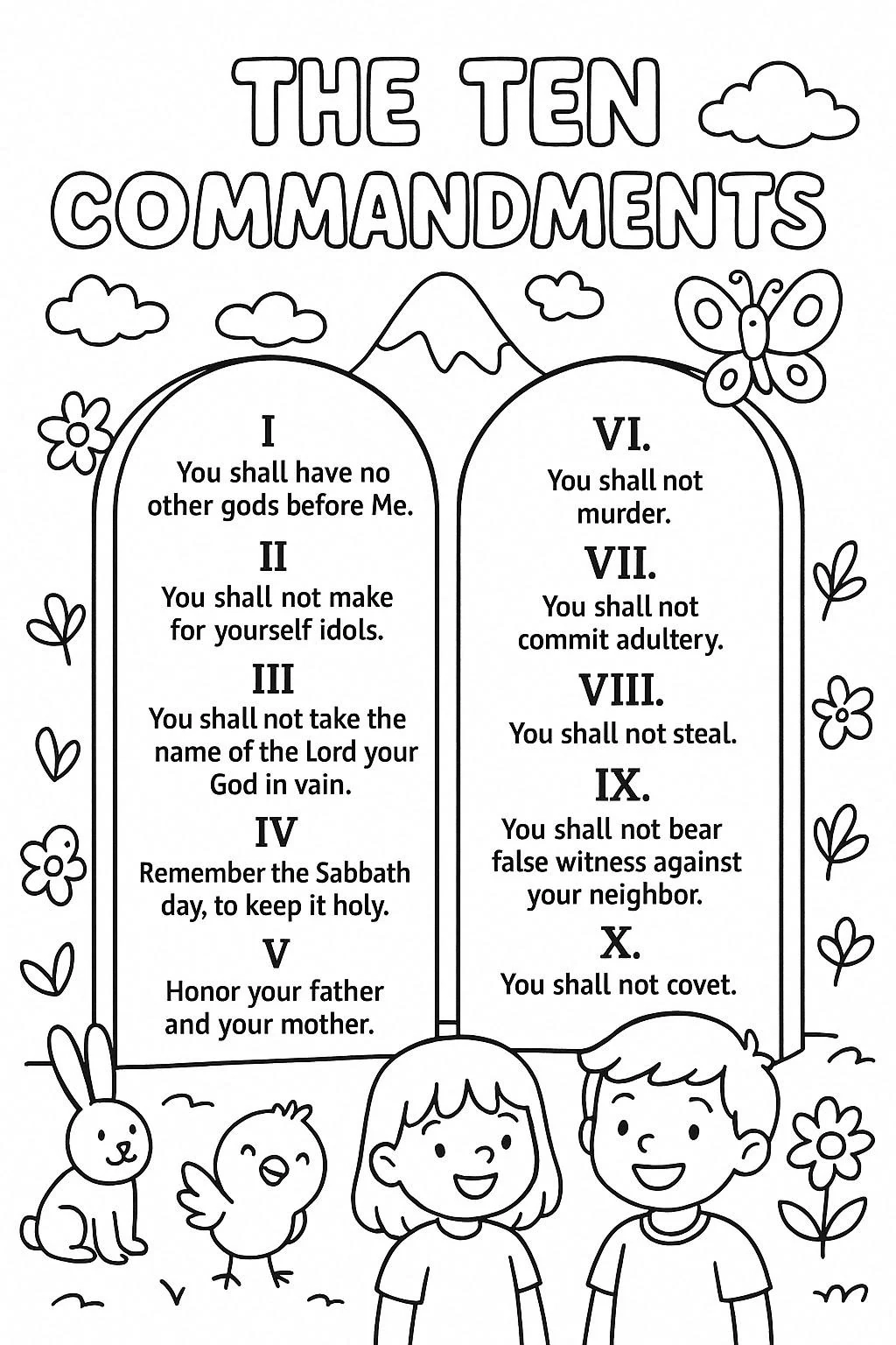 Free Printable 10 Commandments Printable Worksheets Free Printable 10 Commandments Printable Worksheets