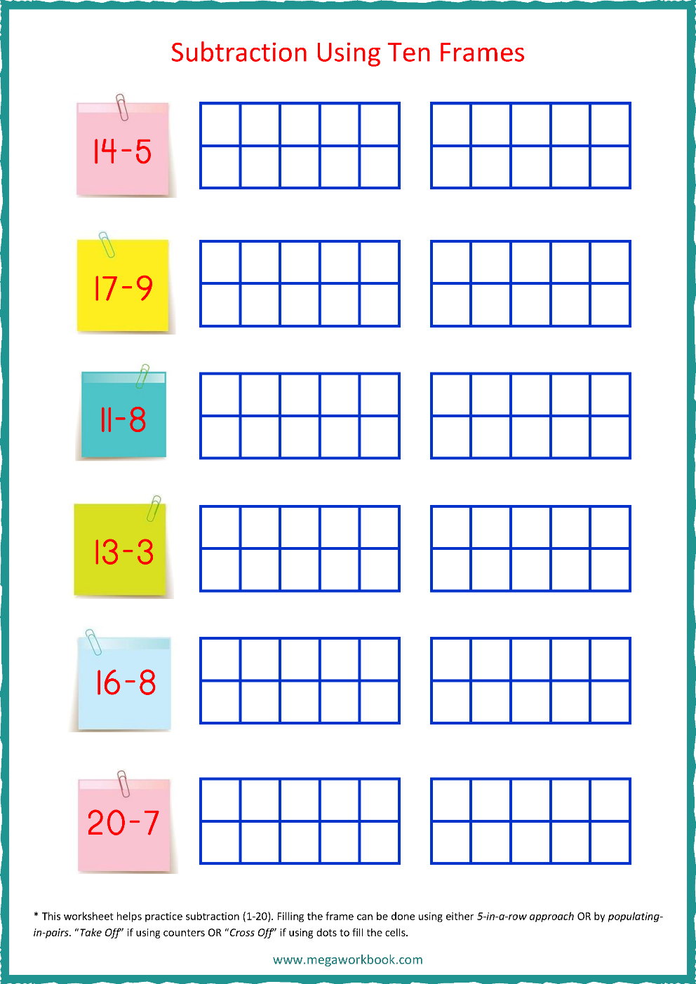 Ten Frame Worksheets Ten Frames 10 Frames Counting Addition Ten Frame Worksheets Ten Frames 10 Frames Counting Addition