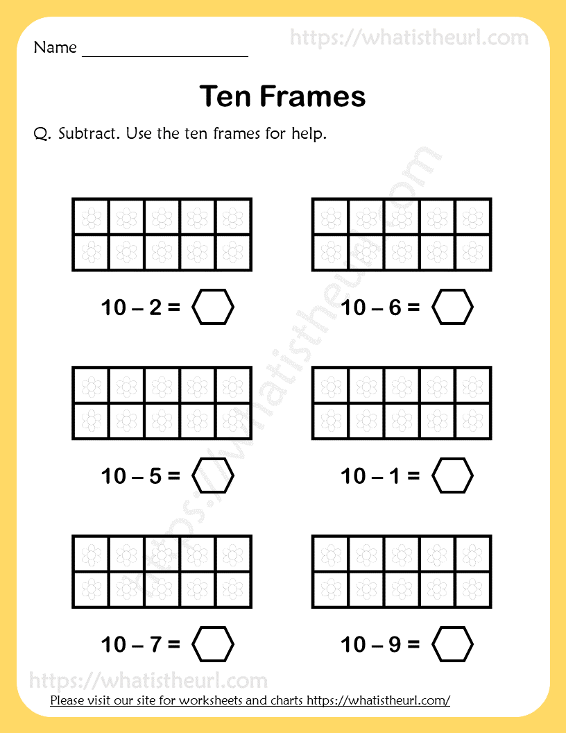 Ten Frames Subtraction Worksheets Your Home Teacher Worksheets Ten Frames Subtraction Worksheets Your Home Teacher Worksheets