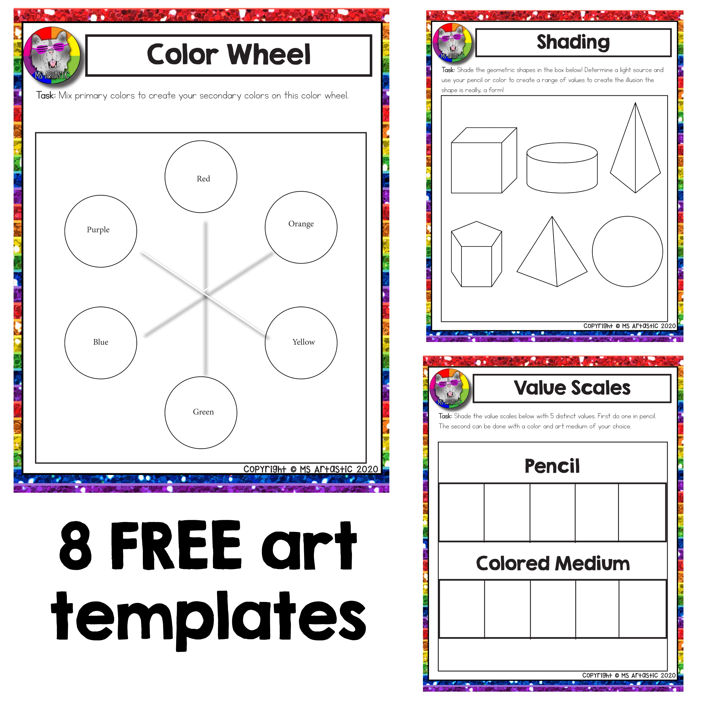 The BEST Free Art Worksheets Lessons And Ideas For Kids Ms The BEST Free Art Worksheets Lessons And Ideas For Kids Ms