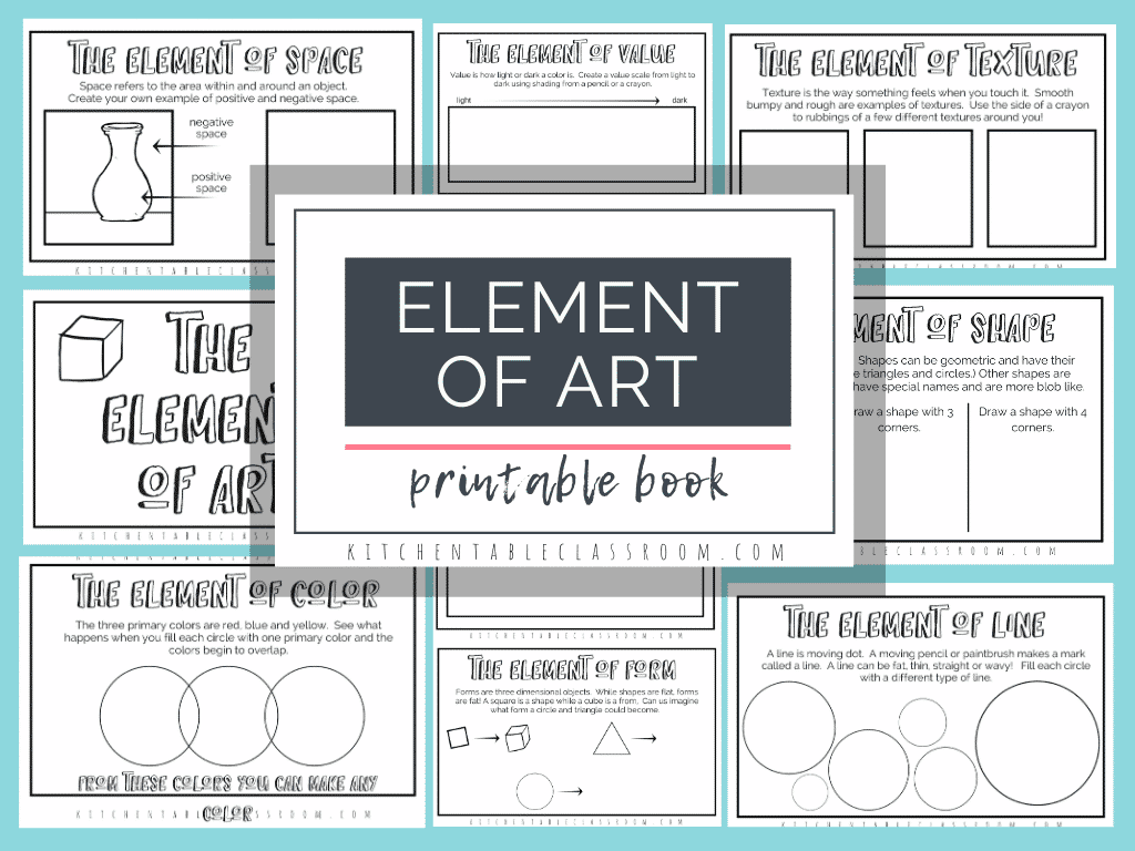 The Formal Elements Of Art For Kids With Free Printable Book The The Formal Elements Of Art For Kids With Free Printable Book The