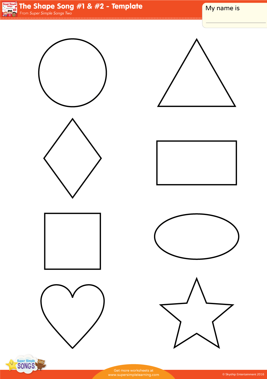 The Shape Song 1 amp 2 Template Super Simple The Shape Song 1 amp 2 Template Super Simple