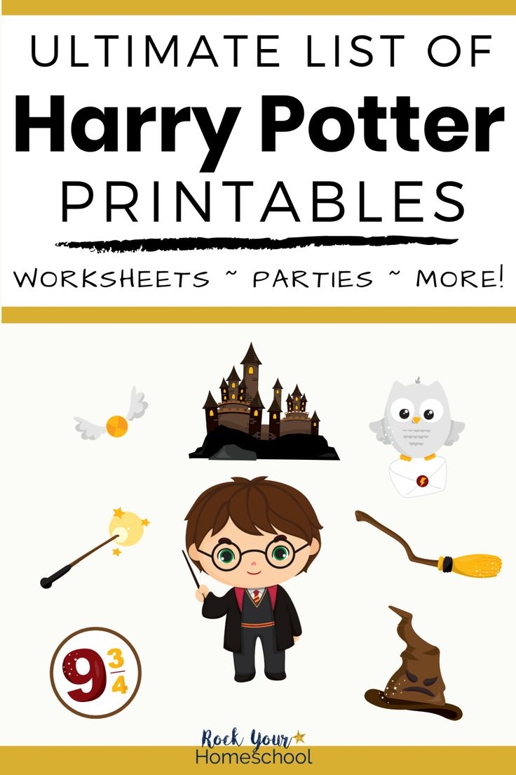 Printable Harry Potter Worksheets Printable Harry Potter Worksheets