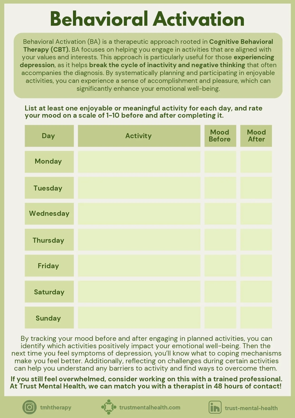 Free Printable Mental Health Worksheets Pdf Free Printable Mental Health Worksheets Pdf
